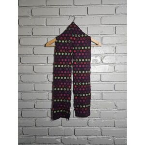 Ibex 100% Merino Wool Scarf Stripes Polka Dot